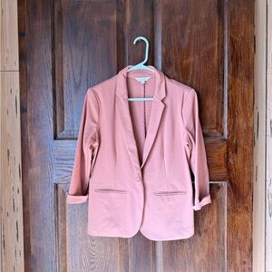 LC Lauren Conrad Women's Blazer - Dusty Pink
